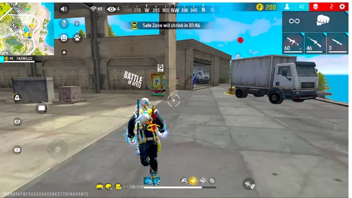 Xmodz Free Fire gameplay